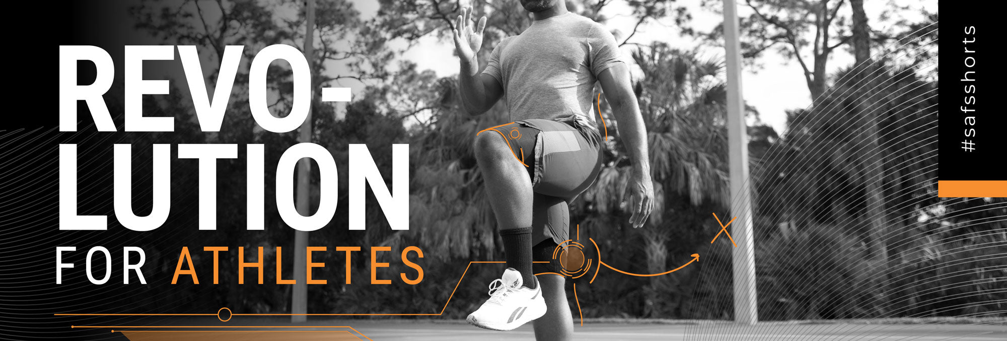 Become a distributor of the revolution for athletes, with SAFS shorts against FAI syndrome